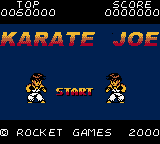 Karate Joe (GBC)   © Datel 2001    1/3