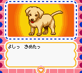 Nakayoshi Pet Series 3: Kawaii Koinu (GBC)   © MTO 2000    2/3
