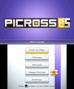 Picross E5 (3DS)   © Jupiter 2014    3/3