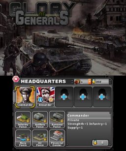 Glory Of Generals (3DS)   © Circle Entertainment 2014    1/3