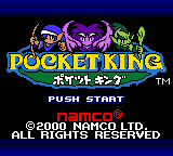 Pocket King (GBC)   © Namco 2001    1/3