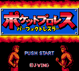 Pocket Pro Wrestling: Perfect Wrestler (GBC)   © J-Wing 2000    1/3