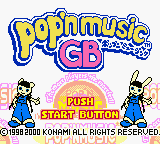 Pop'n Music GB (GBC)   © Konami 2000    1/3
