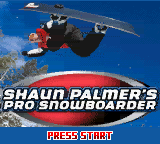 Shaun Palmer's Pro Snowboarder (GBC)   © Activision 2001    1/3