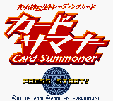 Shin Megami Tensei Trading Card: Card Summoner (GBC)   © Enterbrain 2001    1/3