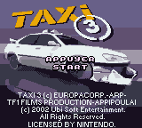 Taxi 3 (GBC) &nbsp; &copy; Ubisoft 2002 &nbsp;  1/3