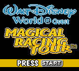 Walt Disney World Quest: Magical Racing Tour (GBC)   © Eidos 2000    1/3