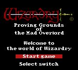 Wizardry: Proving Grounds Of The Mad Overlord (GBC)   © ASCII 2001    1/3