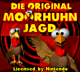 Die Original Moorhuhn Jagd (GBC)   © Phenomedia 2000    1/3