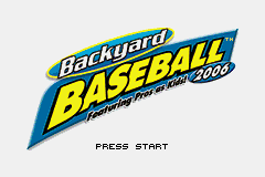 Backyard Baseball 2006 (GBA)   © Atari 2005    1/3
