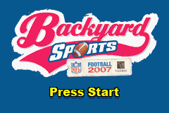 Backyard Sports Football 2007 (GBA)   © Atari 2006    1/3