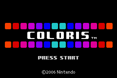 Bit Generations: Coloris (GBA)   © Nintendo 2006    1/3