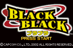 Black Black (GBA)   © Capcom 2002    1/3