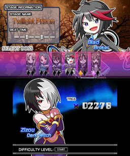 The Legend Of Dark Witch: Chronicle 2D ACT (3DS)   © Circle Entertainment 2014    1/3