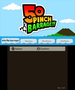 50 Pinch Barrage!! (3DS)   © Mobile & Game Studio 2014    1/3