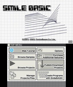 SmileBASIC (3DS)   © SmileBoom 2014    1/3