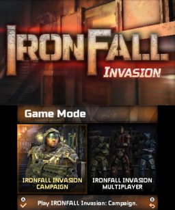 IronFall: Invasion (3DS)   © Velez & Dubail 2015    1/3