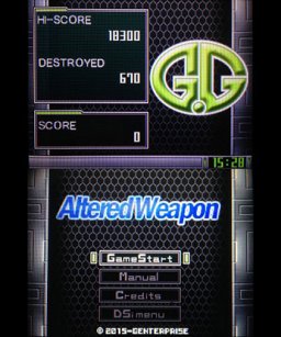 G.G Series: Altered Weapon (NDS)   © Genterprise 2015    1/3