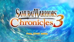 Samurai Warriors Chronicles 3 [Download] (PSV)   © Koei Tecmo 2014    1/3