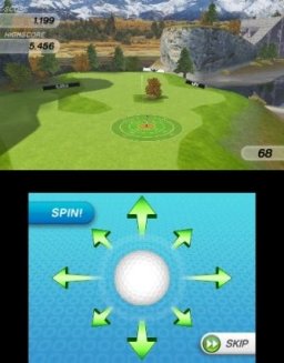 Flick Golf 3D (3DS) &nbsp; &copy; Full Fat 2015 &nbsp;  2/3