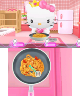 Hello Kitty And The Apron Of Magic: Rhythm Cooking [eShop]   © Bergsala Lightweight 2013   (3DS)    1/3