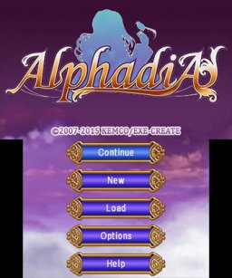 Alphadia (3DS)   © Kemco 2015    1/5