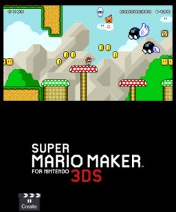 Super Mario Maker For Nintendo 3DS (3DS)   © Nintendo 2016    3/4