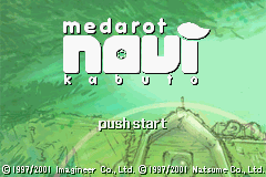 Medarot Navi: Kabuto Version (GBA)   © Imagineer 2001    1/3