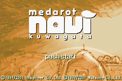 Medarot Navi: Kuwagata Version (GBA)   © Imagineer 2001    1/3