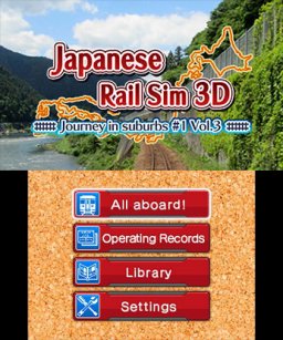 Japanese Rail Sim 3D: Journey In Suburbs #1 Vol. 3 (3DS)   © Sonic Powered 2016    1/3