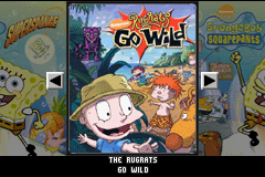 SpongeBob SquarePants: SuperSponge / Rugrats Go Wild (GBA)   © THQ 2005    1/3