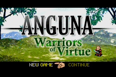 Anguna: Warriors Of Virtue (GBA)   © Piko Interactive 2015    1/3