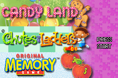 Candy Land / Chutes & Ladders / Original Memory Game (GBA)   © Zoo Games 2005    1/3