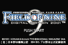 Field Of Nine: Digital Edition 2001 (GBA)   © Konami 2001    1/3