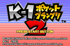 K-1 Pocket Grand Prix 2 (GBA)   © Konami 2002    1/3