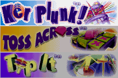Kerplunk! / Toss Across / Tip It (GBA)   © DSI 2006    1/4