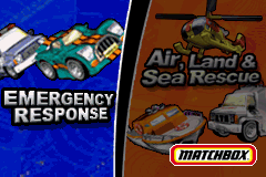 Matchbox Missions: Air, Land And Sea Rescue / Emergency Response (GBA)   © Zoo Games 2006    1/3