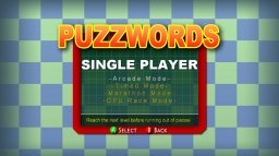 Puzzwords (X360)   © Bwoot Games 2009    1/3