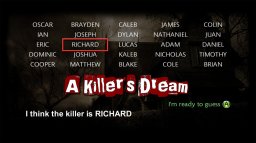 A Killer's Dream (X360)   © Silver Dollar Games 2009    2/3