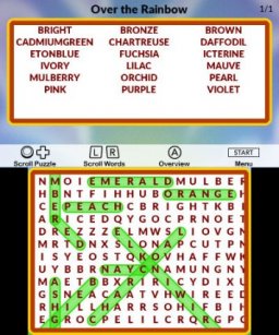 Word Search 10K (3DS)   © Lightwood 2017    2/3