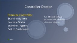 Controller Doctor (X360)   © One Eyed Creations 2011    1/3