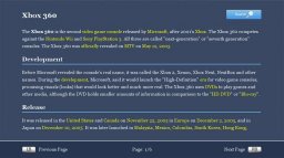 Wiki Read: Wikipedia For Xbox (X360)   © Fish Factory Games 2011    3/3