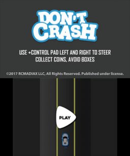 Don't Crash Go (3DS)   © RCMADIAX 2017    1/3