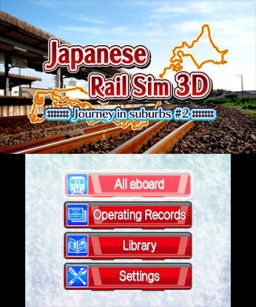 Japanese Rail Sim 3D: Journey In Suburbs #2 [eShop] (3DS)   © Sonic Powered 2016    1/3