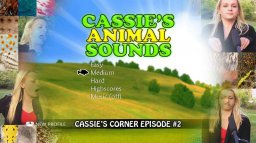 Cassie's Animal Sounds (X360)   © Silver Dollar Games 2011    1/3