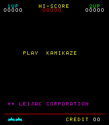Kamikaze (1979) (ARC)   © Leijac 1979    1/3