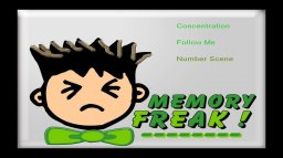 Memory Freak! (X360)   © DTR Logic 2012    1/3
