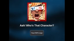 Aah! Who's That Character? (X360)   © Party Games 2013    1/3