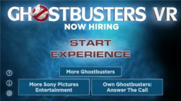 Ghostbusters VR: Now Hiring (IP)   © Sony Pictures 2016    1/3