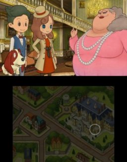 Layton's Mystery Journey: Katrielle And The Millionaire's Conspiracy (3DS)   © Nintendo 2017    2/3